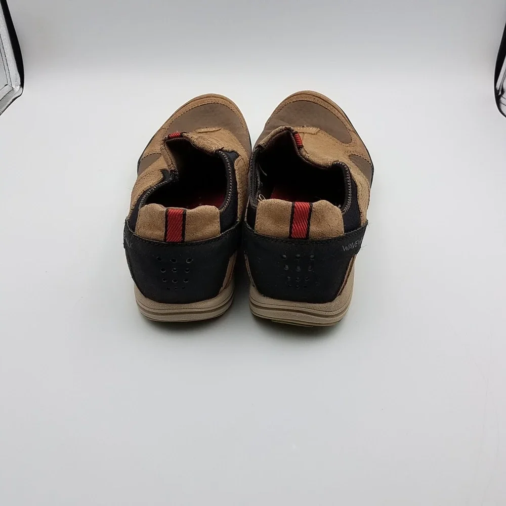Clarks WAVE‎ WALK 9m Slip-on Clarks Tan Brown Casual Cushioned Breathable 63429
